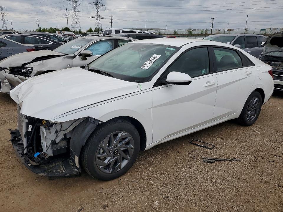 2024 Hyundai Elantra VIN KMHLM4DG2RU745351 COPART salvage auction — FRONT END, Il - Salvage Certificate, sold $4,600 on 2026-07-16 (photo 1)