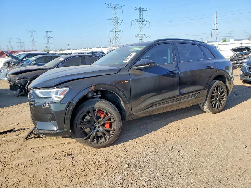 2021 Audi E-tron VIN WA1VAAGEXMB006726 COPART salvage auction — FRONT END, Il - Salvage Certificate, sold $10,700 on 2026-07-09 (photo 1)