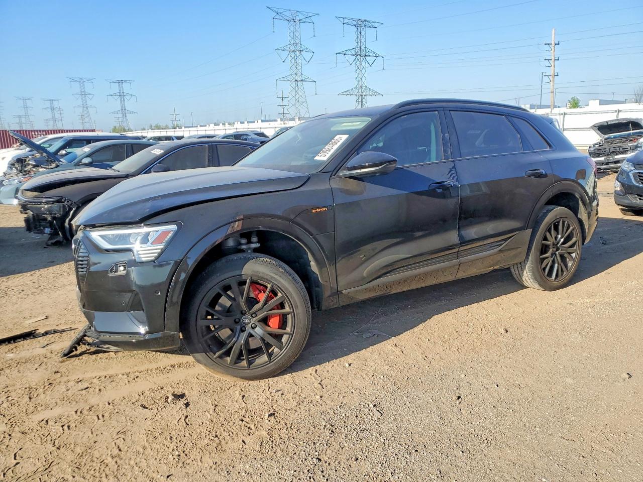 2021 Audi e-tron VIN WA1VAAGEXMB006726 COPART salvage auction — Front End, IL - SALVAGE CERTIFICATE, sold $10,700 on 2026-06-30 (photo 1)