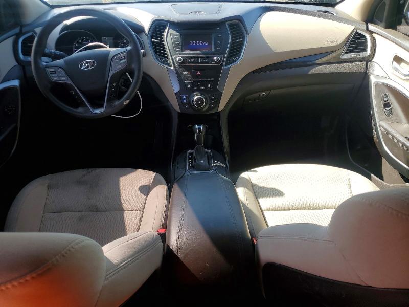 2018 Hyundai Santa fe VIN 5XYZTDLB3JG552350 COPART salvage auction — FRONT END, CA - SALVAGE CERTIFICATE, sold $1,800 on 2026-07-28 (photo 8)