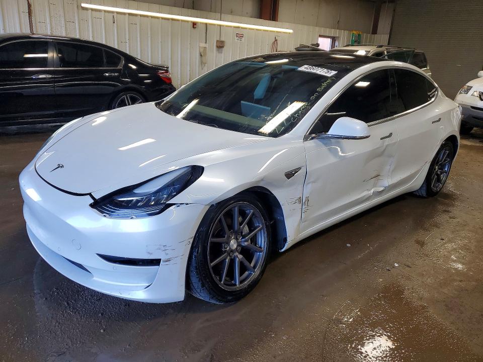 2019 Tesla Model 3 VIN 5YJ3E1EA3KF412004 COPART salvage auction — FRONT END, Il - Salvage Certificate, sold $3,850 on 2026-07-28 (photo 1)