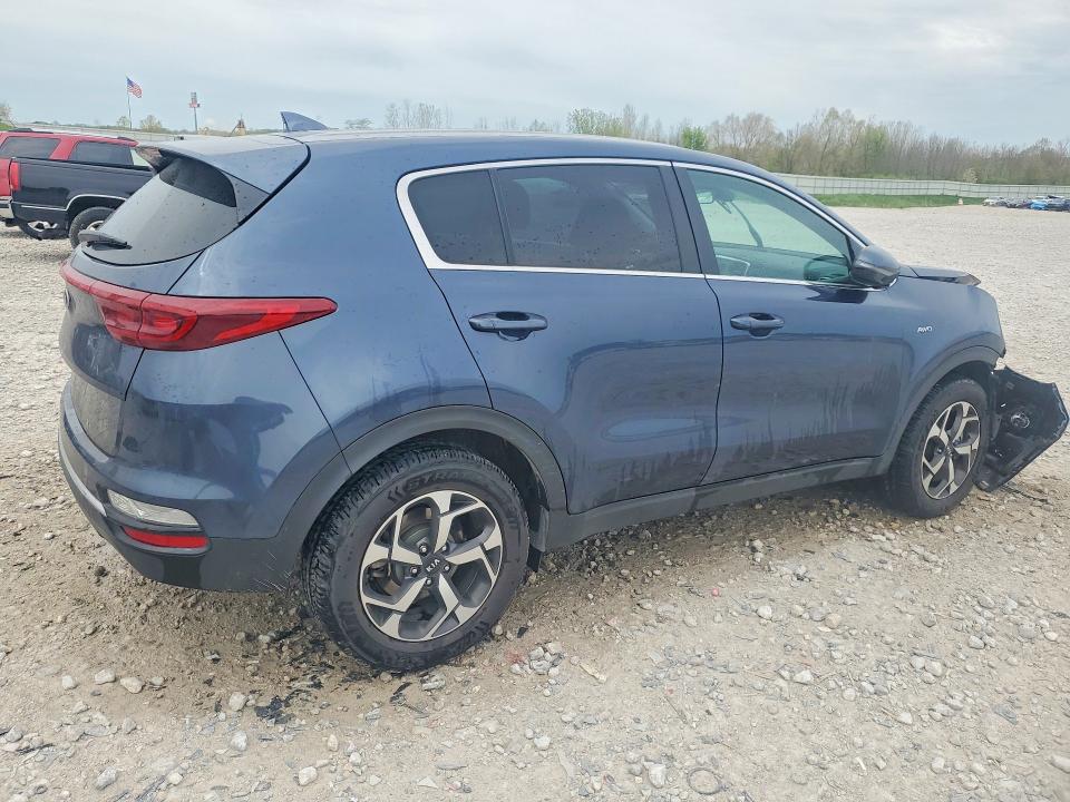 2021 Kia Sportage VIN KNDPMCACXM7901371 COPART salvage auction — FRONT END, Mi - Cert Of Title-Salvage Vehicle, sold $2,700 on 2026-07-02 (photo 3)