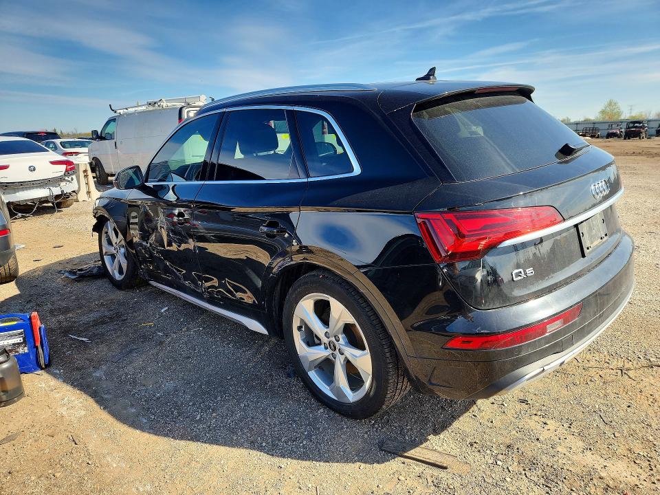 2021 Audi Q5 VIN WA1BAAFY6M2055503 COPART salvage auction — FRONT END, Salvage Title, sold $250 on 2026-07-28 (photo 2)