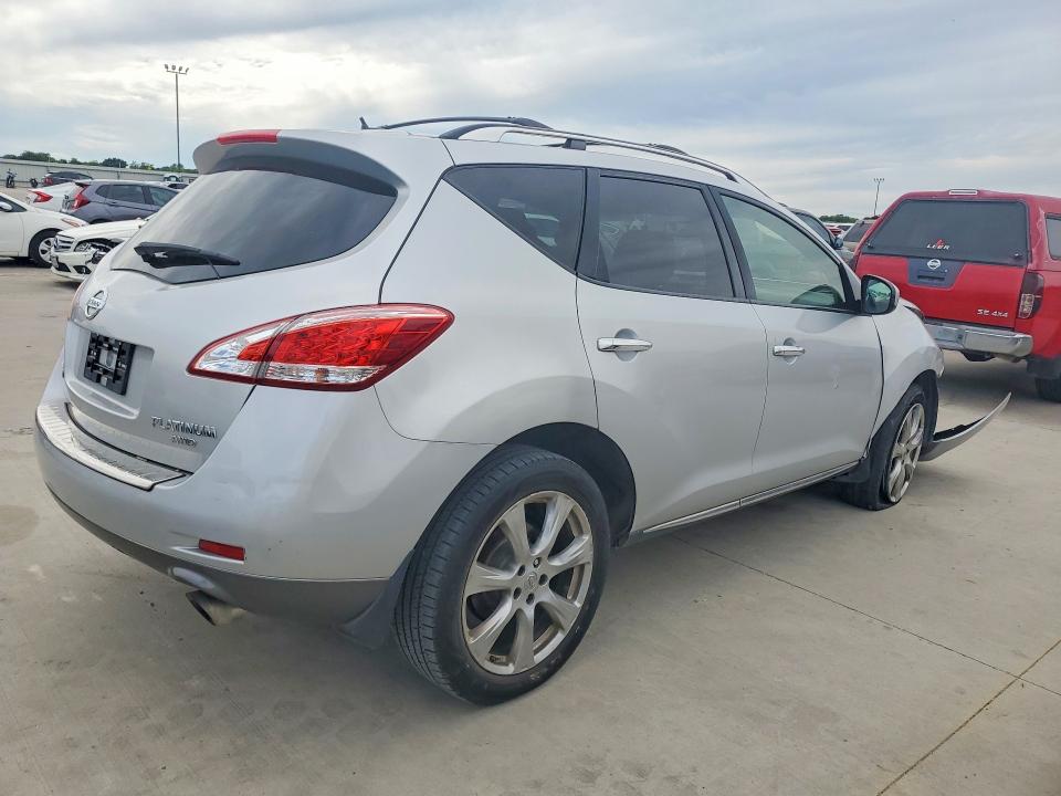 2012 Nissan VIN JN8AZ1MW2CW216906 COPART salvage auction — FRONT END, Tx - Salvage Vehicle Title, sold $375 on 2026-07-20 (photo 3)