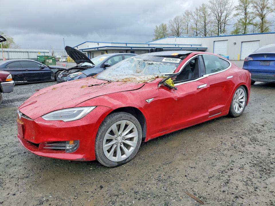 2016 Tesla Model s VIN 5YJSA1E26GF157226 COPART salvage auction — FRONT END, Wa - Bill Of Sale, sold $2,700 on 2026-07-20 (photo 1)