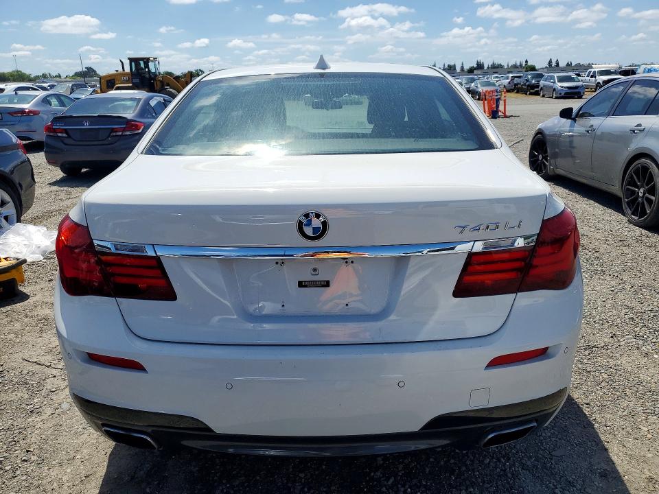 2013 BMW 7er VIN WBAYE4C50DDW22595 COPART salvage auction — FRONT END, Salvage Title, sold $2,150 on 2026-07-09 (photo 6)
