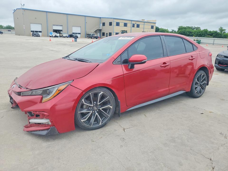 2020 Toyota Corolla VIN 5YFS4RCE1LP019868 COPART salvage auction — FRONT END, Tx - Certificate Of Title, sold $1,700 on 2026-07-27 (photo 1)