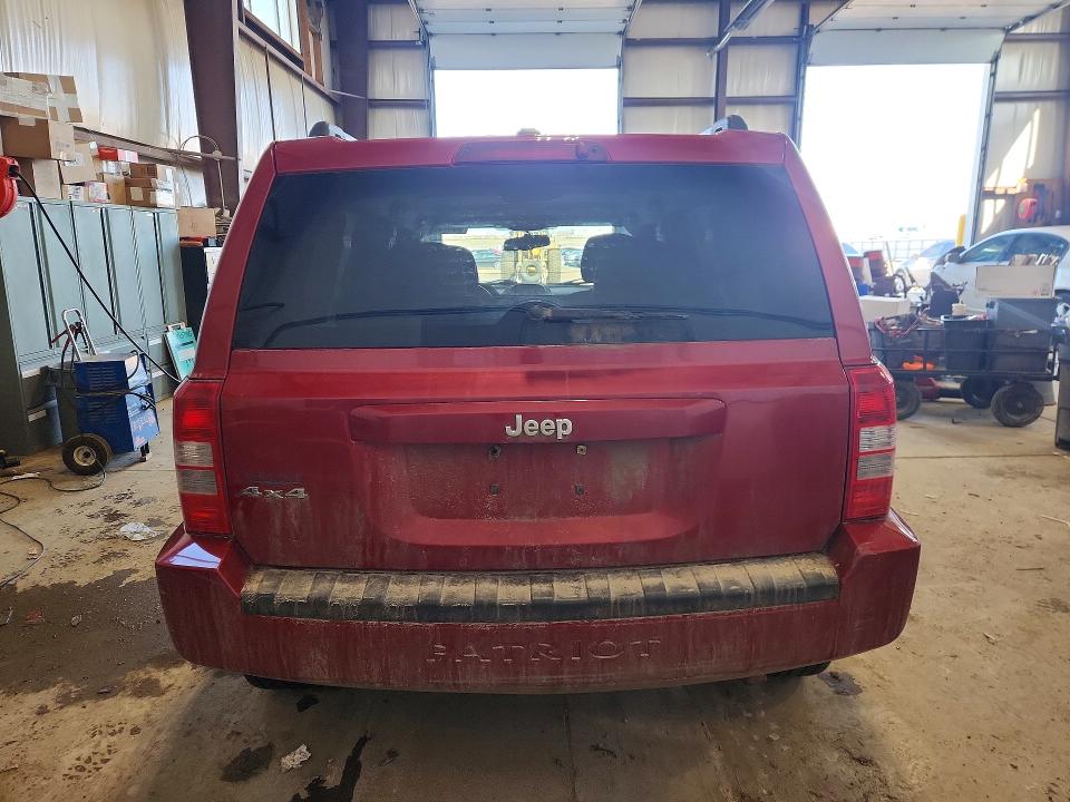2010 Jeep Patriot VIN 1J4NF2GBXAD631561 COPART salvage auction — FRONT END, AB - BOS - SALVAGE, sold $475 on 2026-07-02 (photo 6)