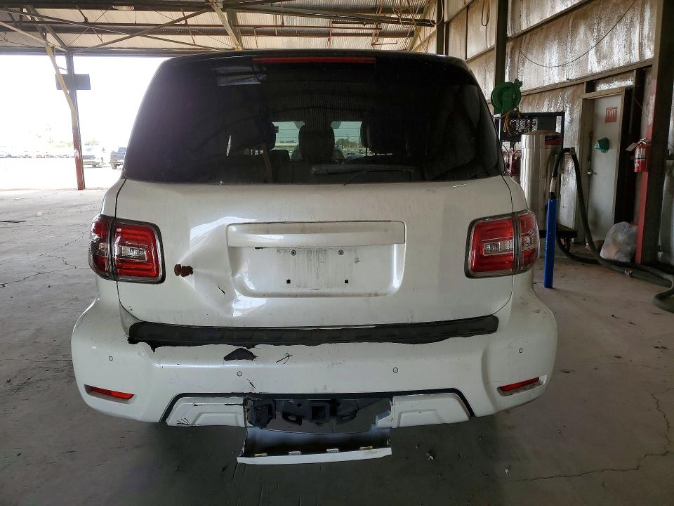 2018 Nissan Armada VIN JN8AY2ND2J9056964 COPART salvage auction — REAR END, Az - Certificate Of Title, sold $6,900 on 2026-07-08 (photo 6)