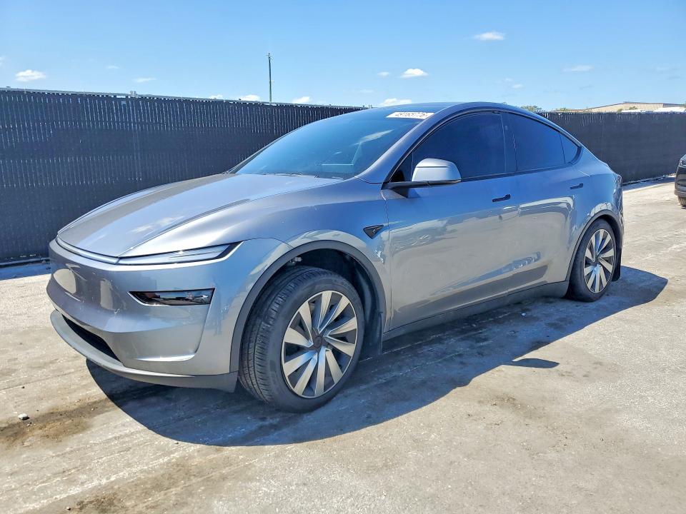 2026 Tesla Model y VIN 7SAYGDED1TA430045 COPART salvage auction — REAR END, Fl - Cert Of Title Slvg Rebuildable, sold $20,100 on 2026-07-15 (photo 1)