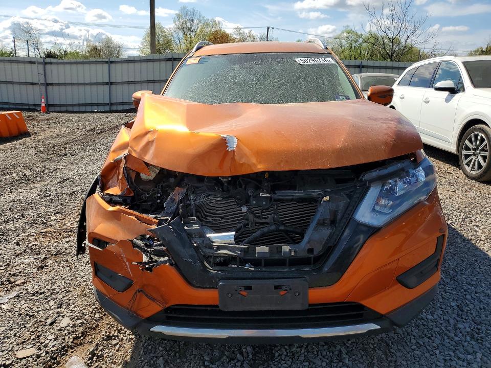 2019 Nissan Rogue VIN JN8AT2MV4KW379361 COPART salvage auction — FRONT END, Nj - Cert Of Title-Salvage, sold $1,900 on 2026-07-24 (photo 5)