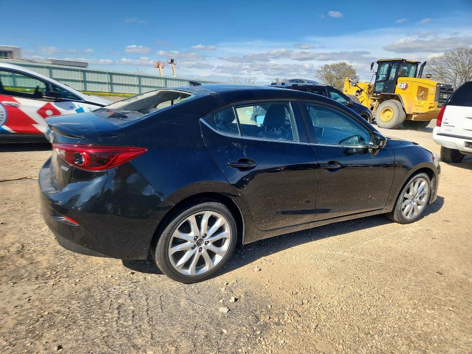 2014 Mazda 3 VIN JM1BM1W36E1130998 COPART salvage auction — HAIL, Id - Salvage Certificate Of Title, sold $200 on 2026-07-21 (photo 3)