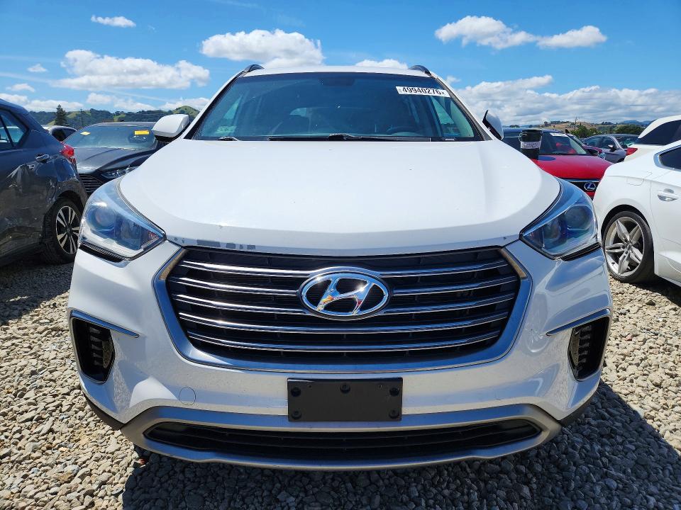 2017 Hyundai Santa fe VIN KM8SMDHF0HU191299 COPART salvage auction — MECHANICAL, Salvage Title, sold $1,550 on 2026-07-28 (photo 5)