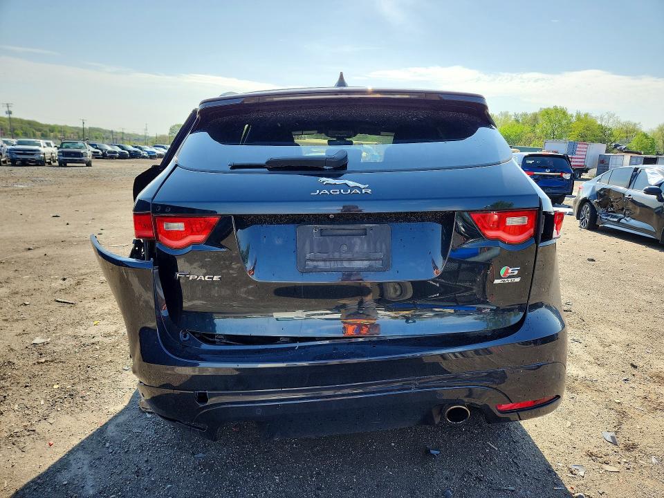 2020 Jaguar F-pace VIN SADCM2FV6LA620581 COPART salvage auction — REAR END, Md - Cert Of Salvage < 75% Damage, sold $7,100 on 2026-07-09 (photo 6)