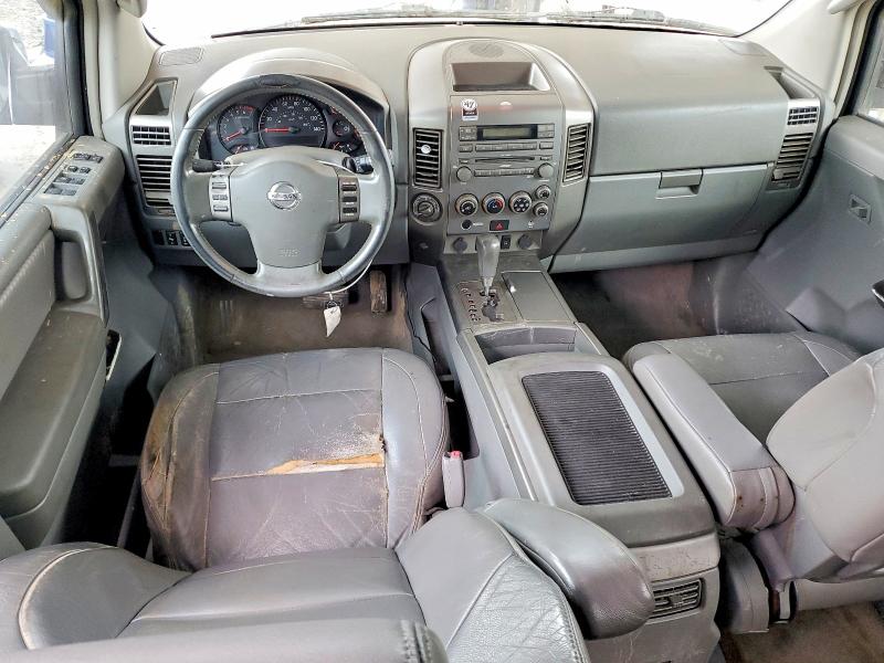 2005 Nissan Armada VIN 5N1AA08B55N715983 COPART salvage auction — MECHANICAL, Al - Certificate Of Title (P), sold $1,200 on 2026-07-03 (photo 8)