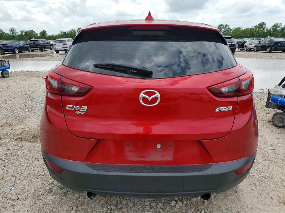 2016 Mazda Cx-3 VIN JM1DKBD78G0125501 COPART salvage auction — SIDE, TX - SALVAGE VEHICLE TITLE, sold $3,400 on 2026-07-10 (photo 6)
