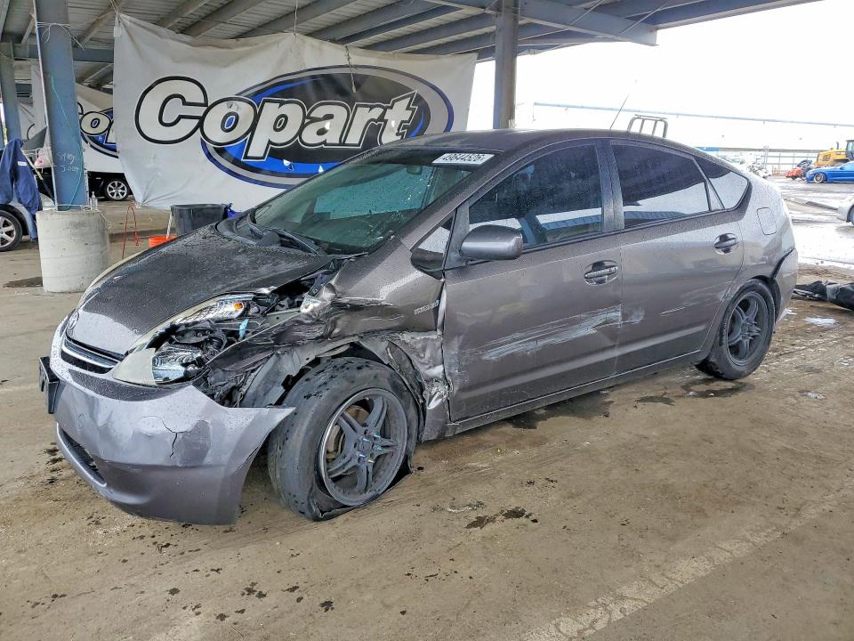 2007 Toyota Prius VIN JTDKB20U273277291 COPART salvage auction — FRONT END, Ca - Salvage Certificate, sold $350 on 2026-07-07 (photo 1)