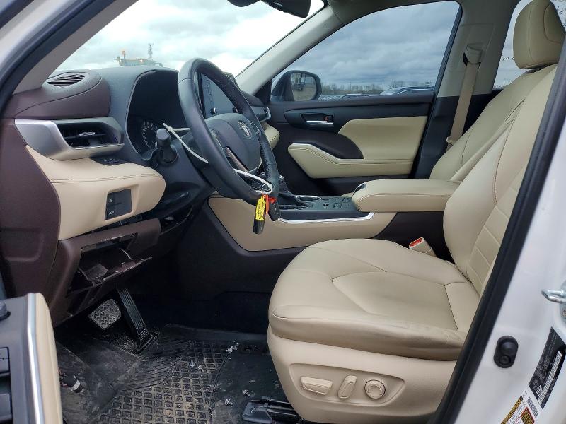 2020 Toyota Highlander VIN 5TDGZRBH4LS500496 COPART salvage auction — FRONT END, Salvage Title, sold $21,000 on 2026-07-16 (photo 7)