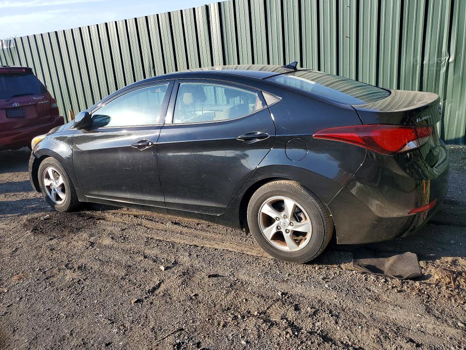 2015 Hyundai Elantra VIN KMHDH4AE3FU437452 COPART salvage auction — FRONT END, Id - Salvage Certificate Of Title, sold $1,300 on 2026-07-13 (photo 2)