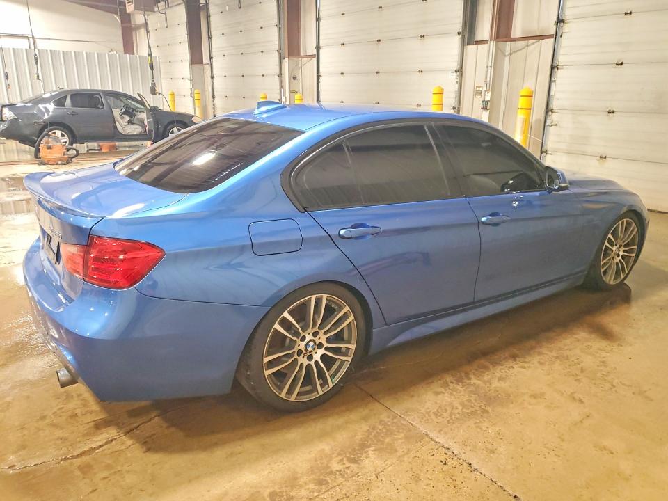 2014 BMW 3er VIN WBA3A9C52EF686341 COPART salvage auction — FRONT END, MD - CERT OF SALVAGE < 75% DAMAGE, sold $6,600 on 2026-07-14 (photo 3)