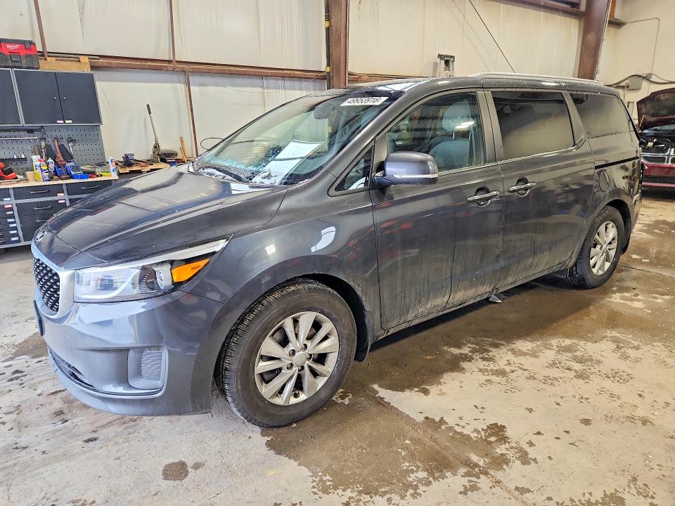 2017 Kia SEDONA VIN KNDMB5C11H6290853 COPART salvage auction — REAR END, Salvage Title, sold $2,400 on 2026-07-16 (photo 1)