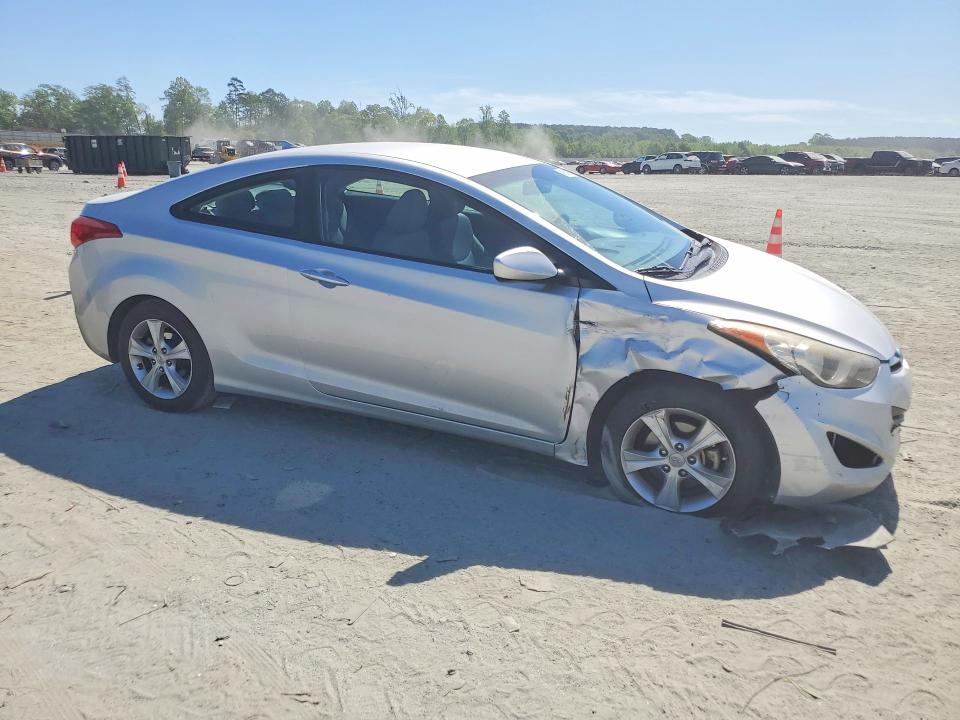 2013 Hyundai Elantra VIN KMHDH6AE4DU018714 COPART salvage auction — FRONT END, Sc - Cert Of Title-Salvage, sold $1,350 on 2026-07-06 (photo 4)