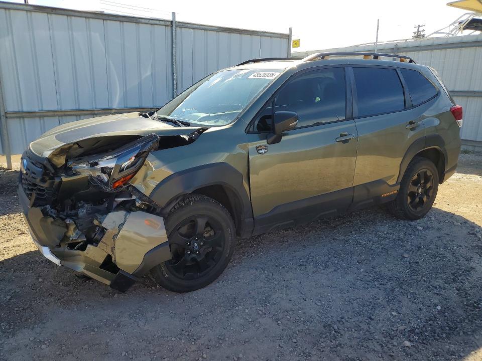 2024 Subaru Forester VIN JF2SKAJC1RH420593 COPART salvage auction — FRONT END, Hi - Certificate Of Salvage, sold $4,600 on 2026-07-27 (photo 1)