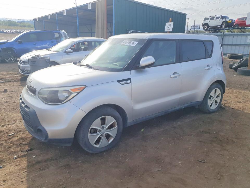 2015 Kia Soul VIN KNDJN2A23F7767083 COPART salvage auction — MINOR DENT/SCRATCHES, Tx - Dis/Dlr/Exp Only Salvage Title, sold $725 on 2026-07-08 (photo 1)