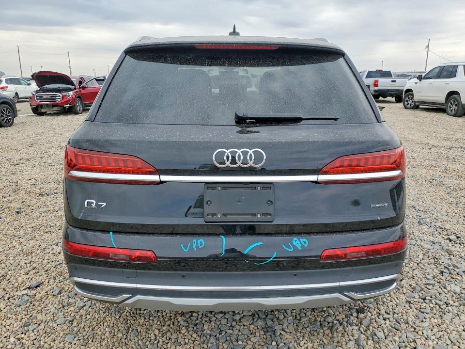 2022 Audi Q7 VIN WA1LJBF79ND001605 COPART salvage auction — SIDE, Tx - Salvage Vehicle Title, sold $18,100 on 2026-07-14 (photo 6)