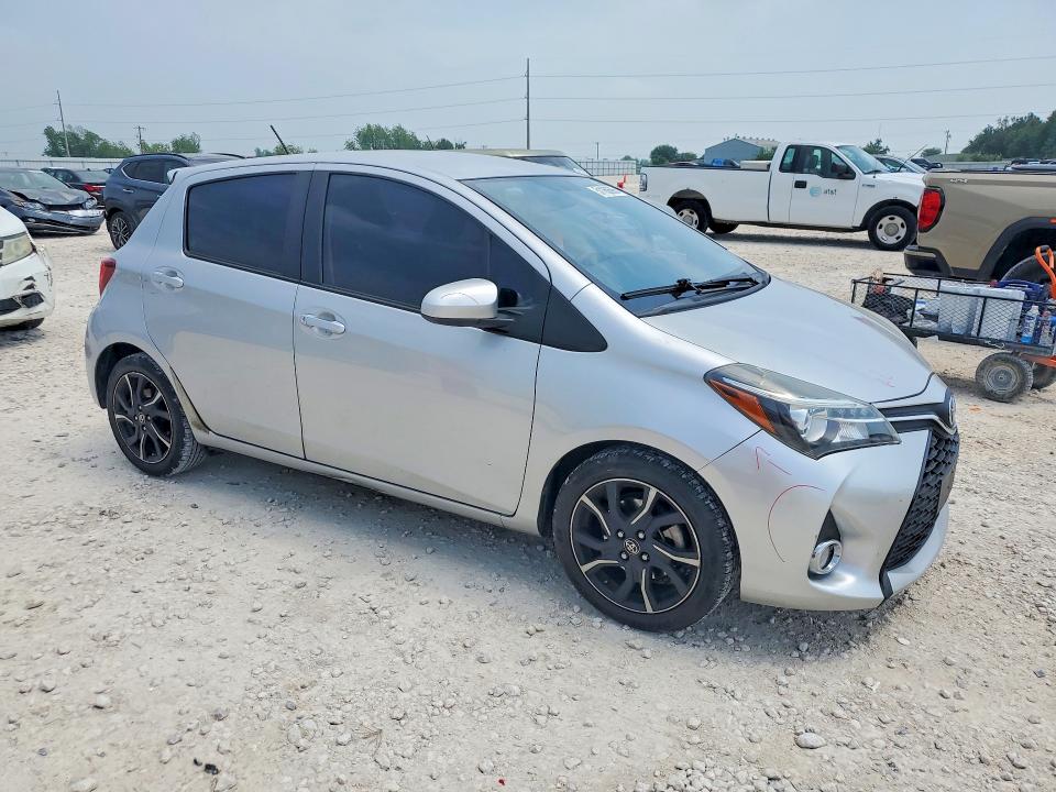 2016 Toyota Yaris VIN VNKKTUD31GA066726 COPART salvage auction — SIDE, Tx - Salvage Vehicle Title, sold $925 on 2026-07-09 (photo 4)