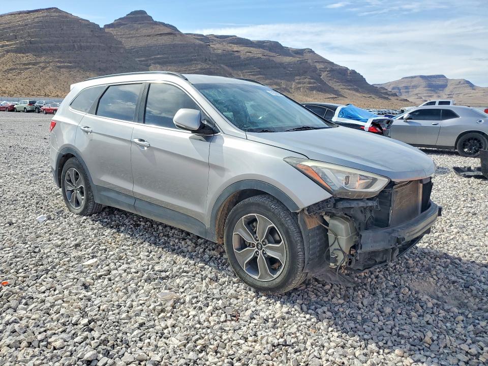 2013 Hyundai Santa fe VIN KM8SN4HF3DU009831 COPART salvage auction — FRONT END, Nv - Salvage Title, sold $1,400 on 2026-07-15 (photo 4)