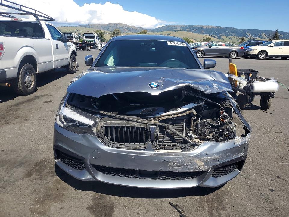 2020 BMW 5er VIN WBAJS1C01LWW66251 COPART salvage auction — FRONT END, Ca - Salvage Certificate, sold $14,800 on 2026-07-09 (photo 5)