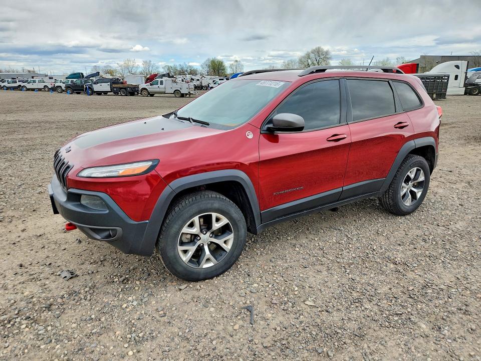 2014 Jeep Cherokee VIN 1C4PJMBS6EW168215 COPART salvage auction — FRONT END, Salvage Title, sold $1,250 on 2026-07-20 (photo 1)