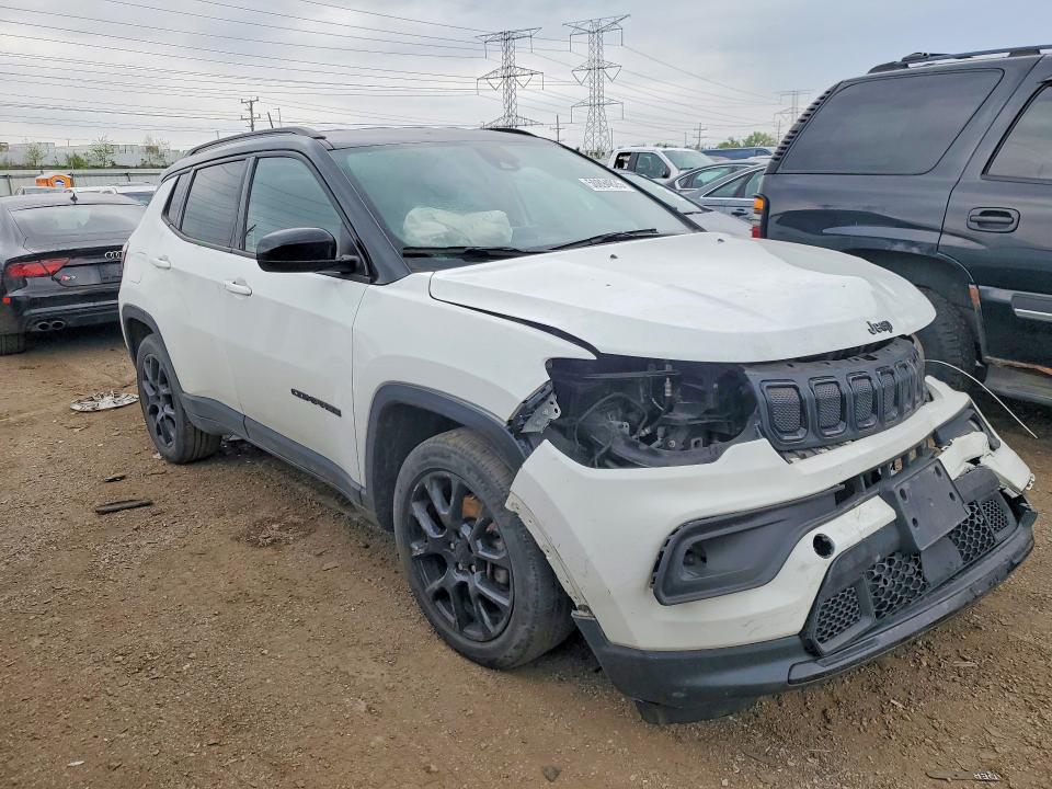 2022 Jeep Compass VIN 3C4NJCBB2NT234430 COPART salvage auction — FRONT END, Il - Salvage Certificate, sold $3,200 on 2026-07-02 (photo 4)