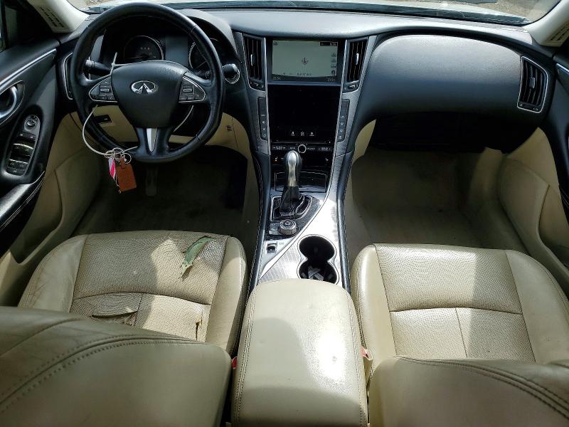 2014 Infiniti Q50 VIN JN1AV7ARXEM700784 COPART salvage auction — FRONT END, Il - Salvage Certificate, sold $575 on 2026-07-14 (photo 8)
