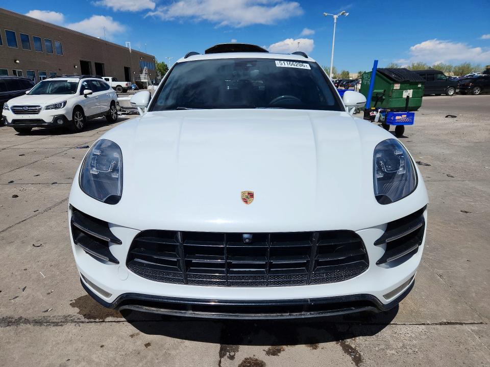 2017 Porsche Macan VIN WP1AF2A54HLB60822 COPART salvage auction — FRONT END, Co - Public - Salvage Title, sold $5,800 on 2026-08-10 (photo 5)