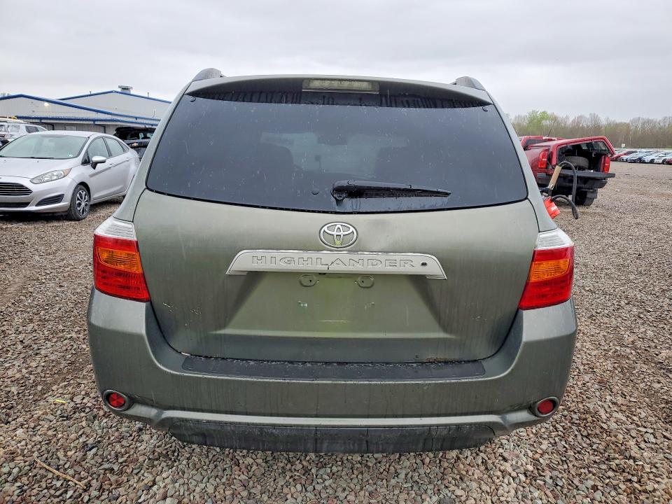 2010 Toyota Highlander VIN 5TDJK3EH6AS022680 COPART salvage auction — FRONT END, NY - MV-907A SALVAGE CERTIFICATE, sold $3,350 on 2026-07-15 (photo 6)