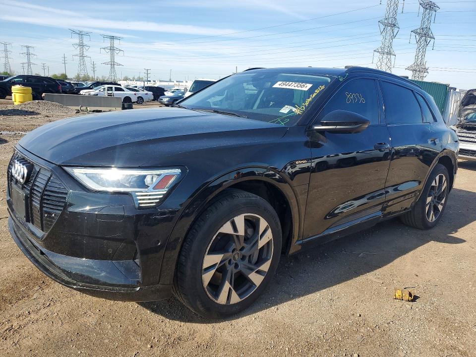 2021 Audi E-tron VIN WA1AAAGE6MB024011 COPART salvage auction — SIDE, Il - Salvage Certificate, sold $13,400 on 2026-07-14 (photo 1)