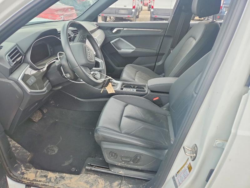 2025 Audi Q3 VIN WA1DECF37S1010120 COPART salvage auction — FRONT END, Fl - Parts Only, sold $2,700 on 2026-07-09 (photo 7)