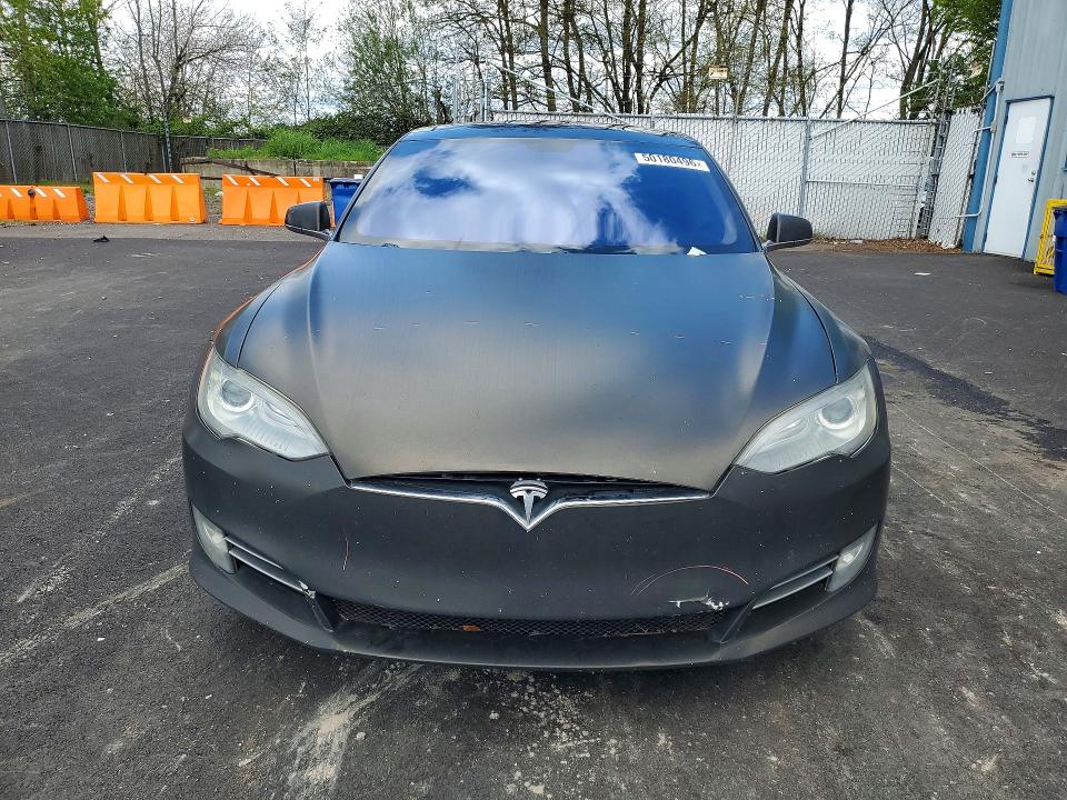 2014 Tesla Model s VIN 5YJSA1H17EFP46124 COPART salvage auction — SIDE, Or - Salvage Title Certificate, sold $2,200 on 2026-07-06 (photo 5)