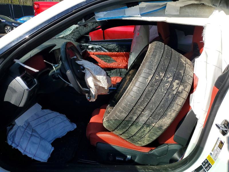 2022 BMW M4 VIN WBS43AZ04NCK24016 COPART salvage auction — ROLLOVER, Md - Cert Of Salvage > 75% Damage, sold $10,500 on 2026-07-10 (photo 7)