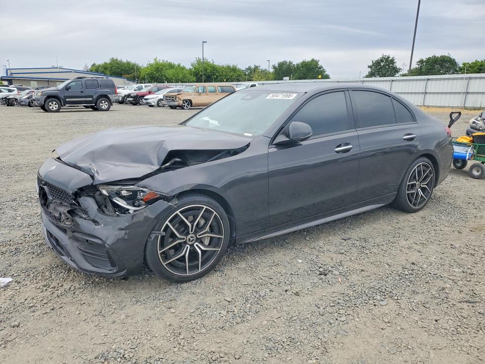 2023 Mercedes-benz C-klasse VIN W1KAF4GB8PR081939 COPART salvage auction — FRONT END, CA, sold $13,700 on 2026-07-14 (photo 1)