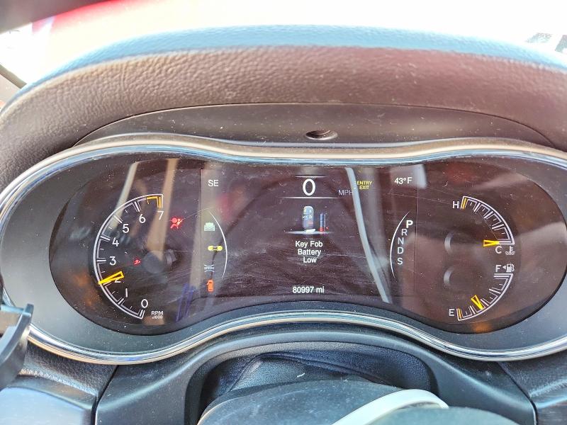 2014 Jeep Cherokee VIN 1C4RJFBG5EC350182 COPART salvage auction — FRONT END, Ut - Salvage Certificate, sold $2,300 on 2026-07-31 (photo 9)