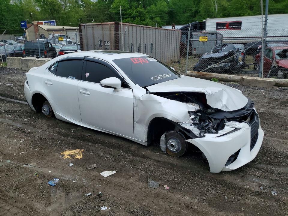 2016 Lexus Is VIN JTHCM1D21G5013886 COPART salvage auction — FRONT END, Md - Cert Of Salvage > 75% Damage, sold $250 on 2026-07-23 (photo 4)