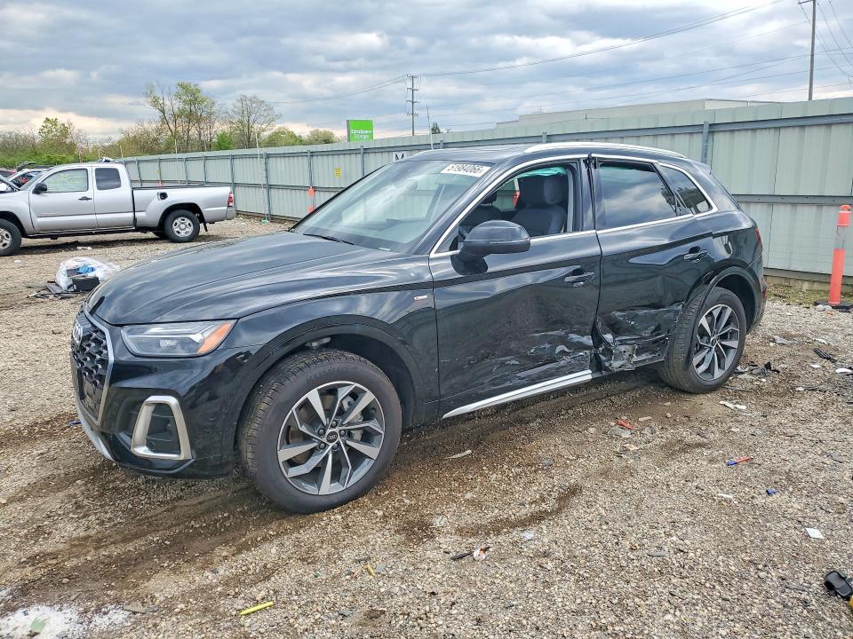 2023 Audi Q5 VIN WA1EAAFY4P2040905 COPART salvage auction — SIDE, Il - Salvage Certificate, sold $13,600 on 2026-07-03 (photo 1)