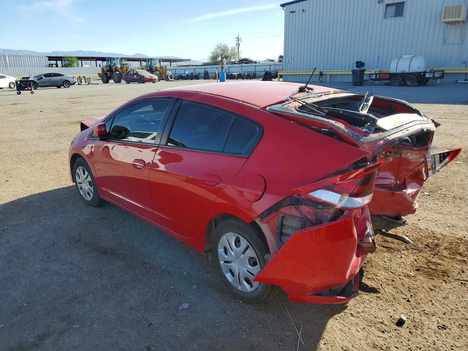 2014 Honda Insight VIN JHMZE2H39ES003184 COPART salvage auction — REAR END, Az - Cert Of Title - Salvage, sold $350 on 2026-07-06 (photo 2)