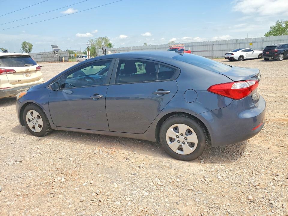 2016 Kia Forte VIN KNAFK4A62G5496380 COPART salvage auction — REAR END, Ok - Cert Of Title-Salvage, sold $1,150 on 2026-07-16 (photo 2)