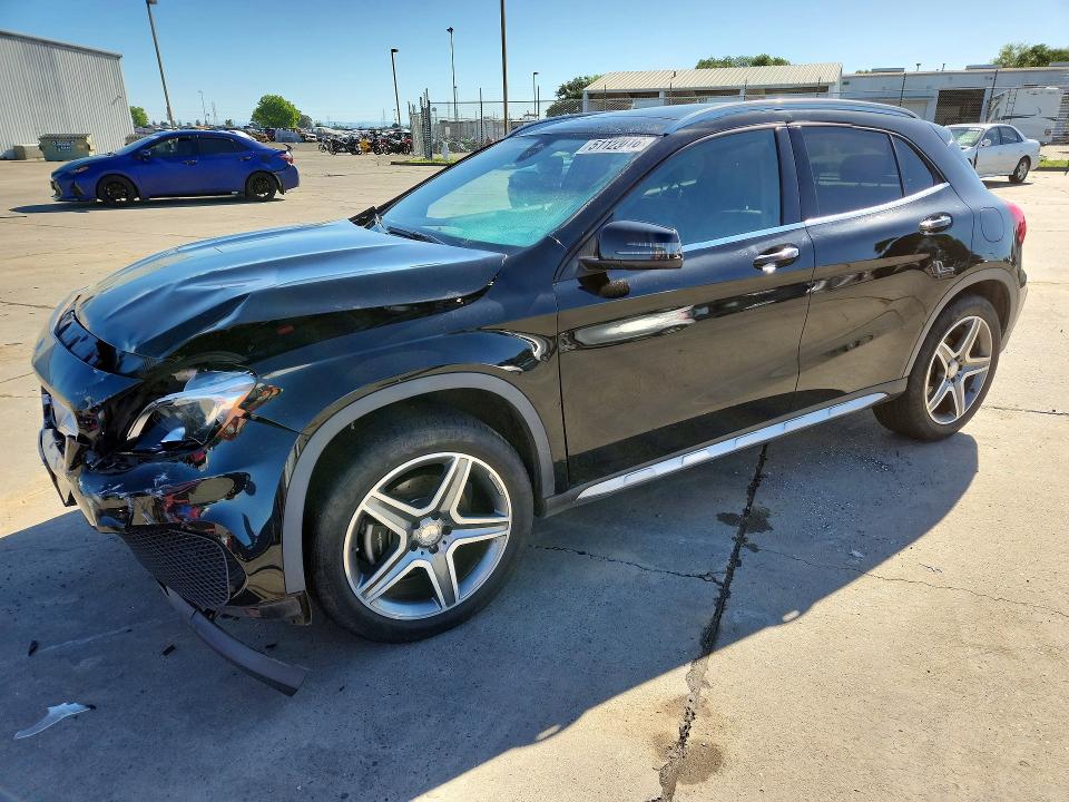 2016 Mercedes-benz Gla-klasse VIN WDCTG4GB2GJ191667 COPART salvage auction — FRONT END, Ca - Salvage Certificate, sold $1,400 on 2026-07-20 (photo 1)