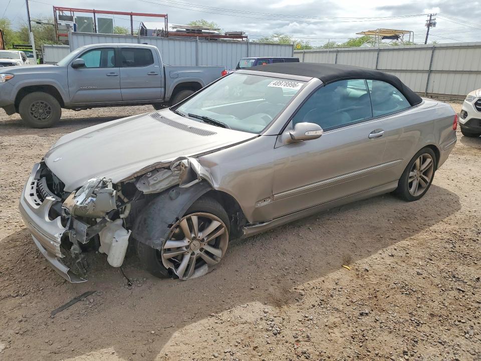 2007 Mercedes-benz Clk-klasse VIN WDBTK56G17F216244 COPART salvage auction — FRONT END, Hi - Certificate Of Salvage, sold $200 on 2026-07-20 (photo 1)