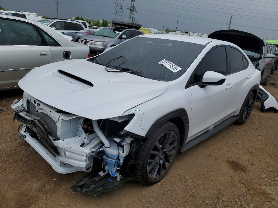 2025 Subaru Wrx VIN JF1VBAH61S9810627 COPART salvage auction — FRONT END, Il - Salvage Certificate, sold $12,500 on 2026-07-28 (photo 1)